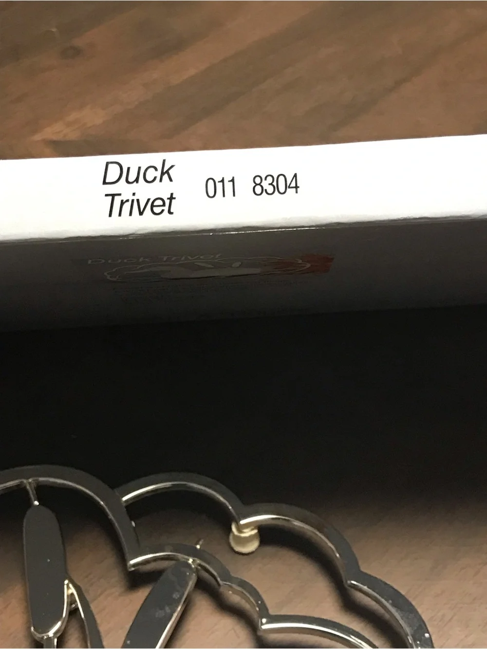 Vintage Silverplate p Duck Trivet